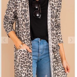 Leopard cardigan